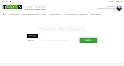 Desktop Screenshot of heatonrealtors.com